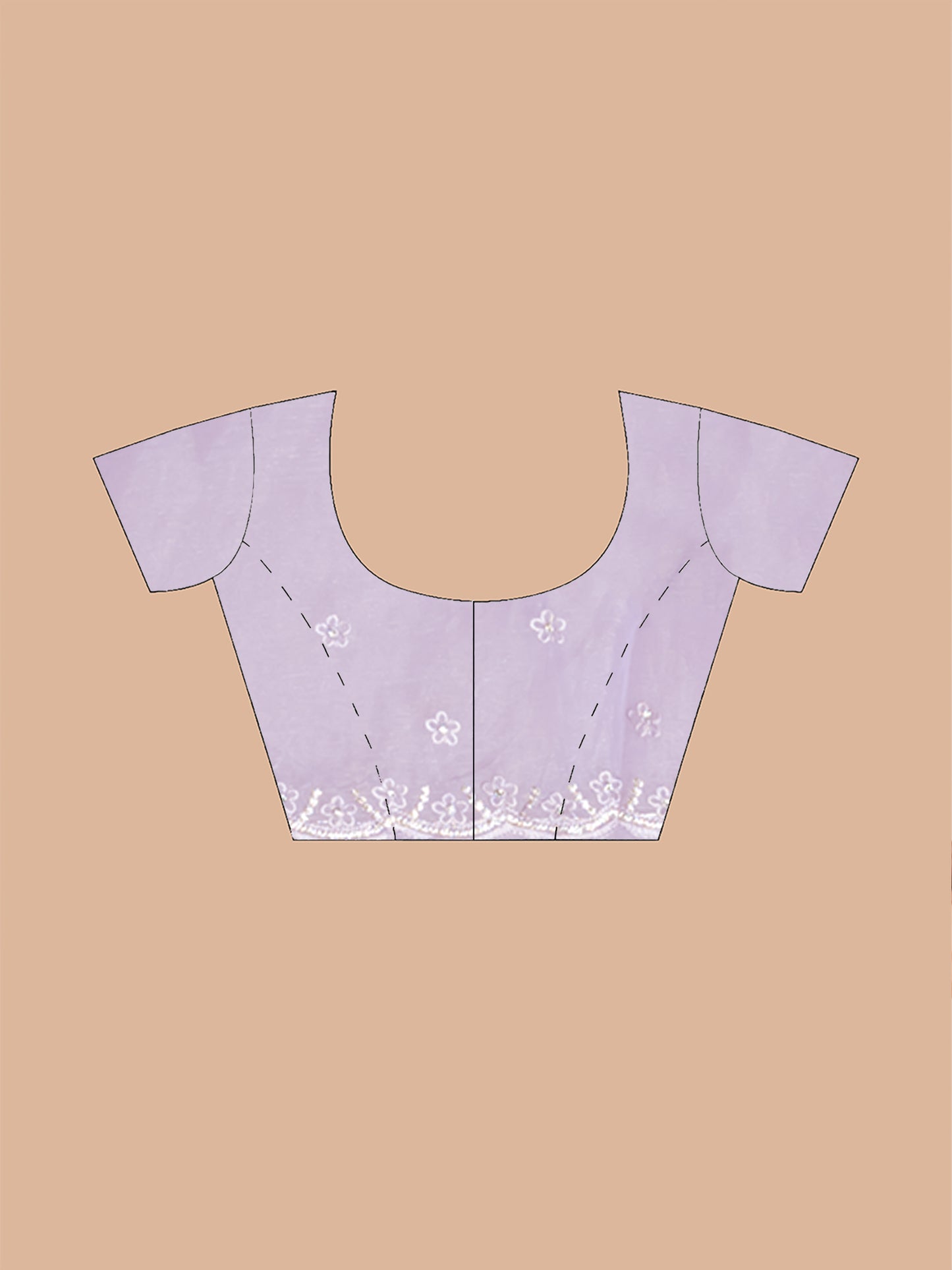 Opulent Lavender Tissue Saree
