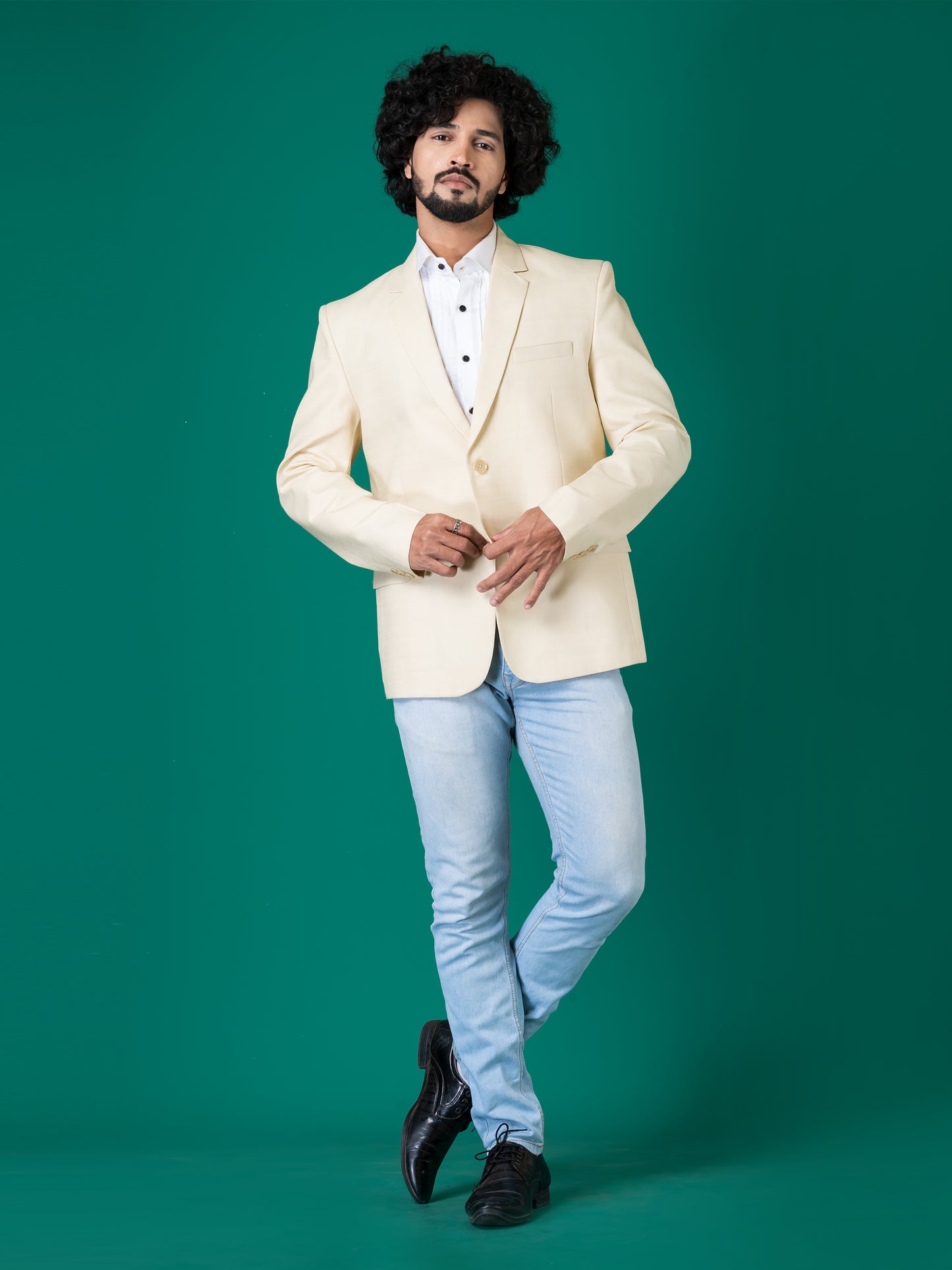 Regal Percale Khadi Cotton Blazer