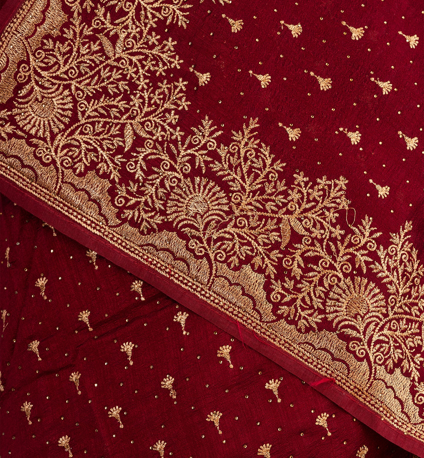 Opulent Maroon Fancy Tussar Ghicha Saree